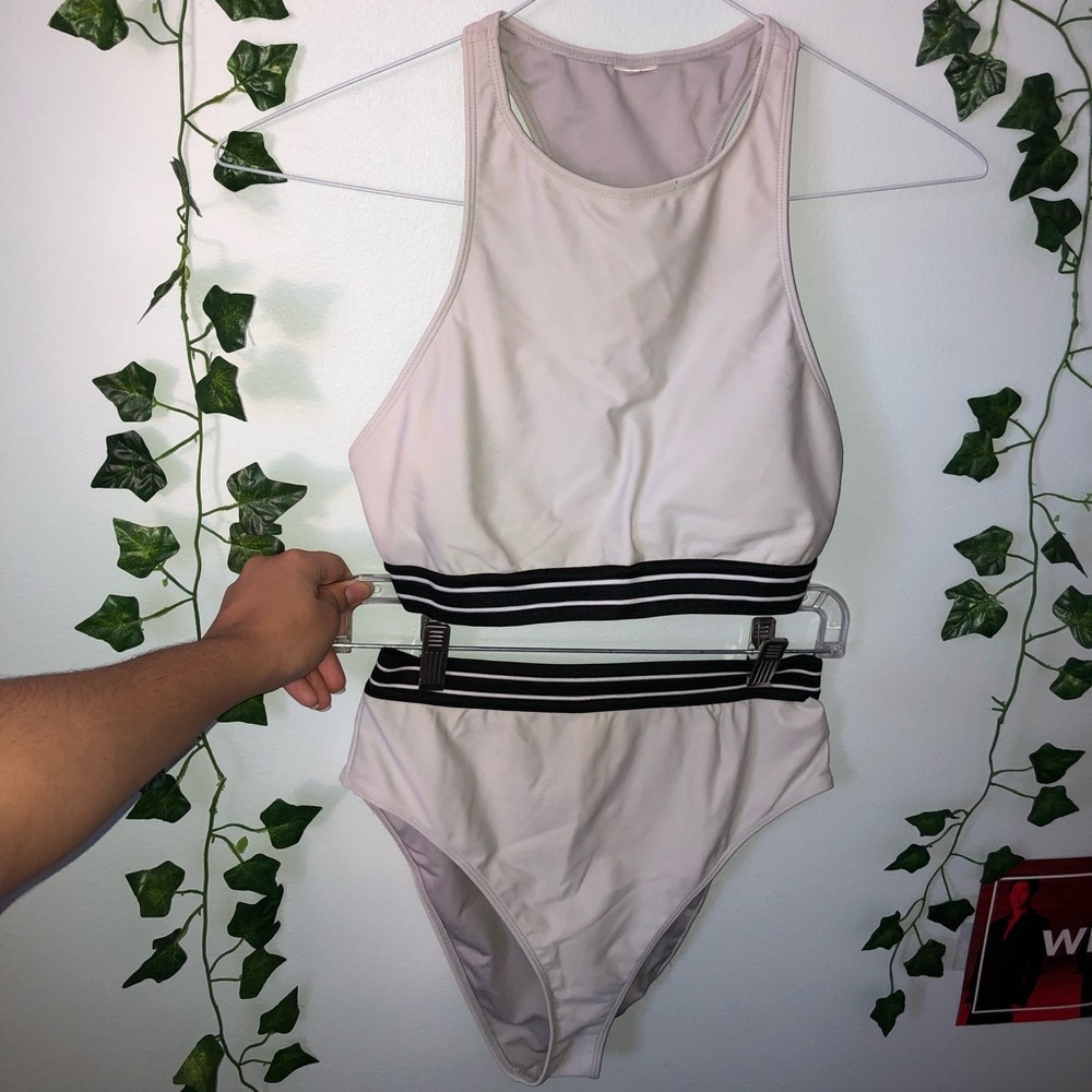 ❌SOLD - Gray high-waisted swim set!